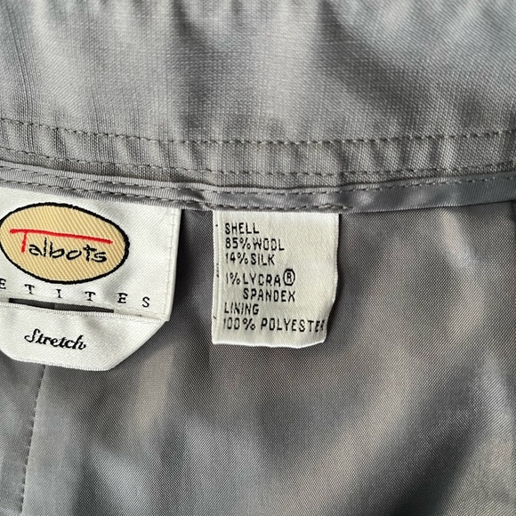 Talbots Gray Straight Leg Pants - Picture 9 of 10